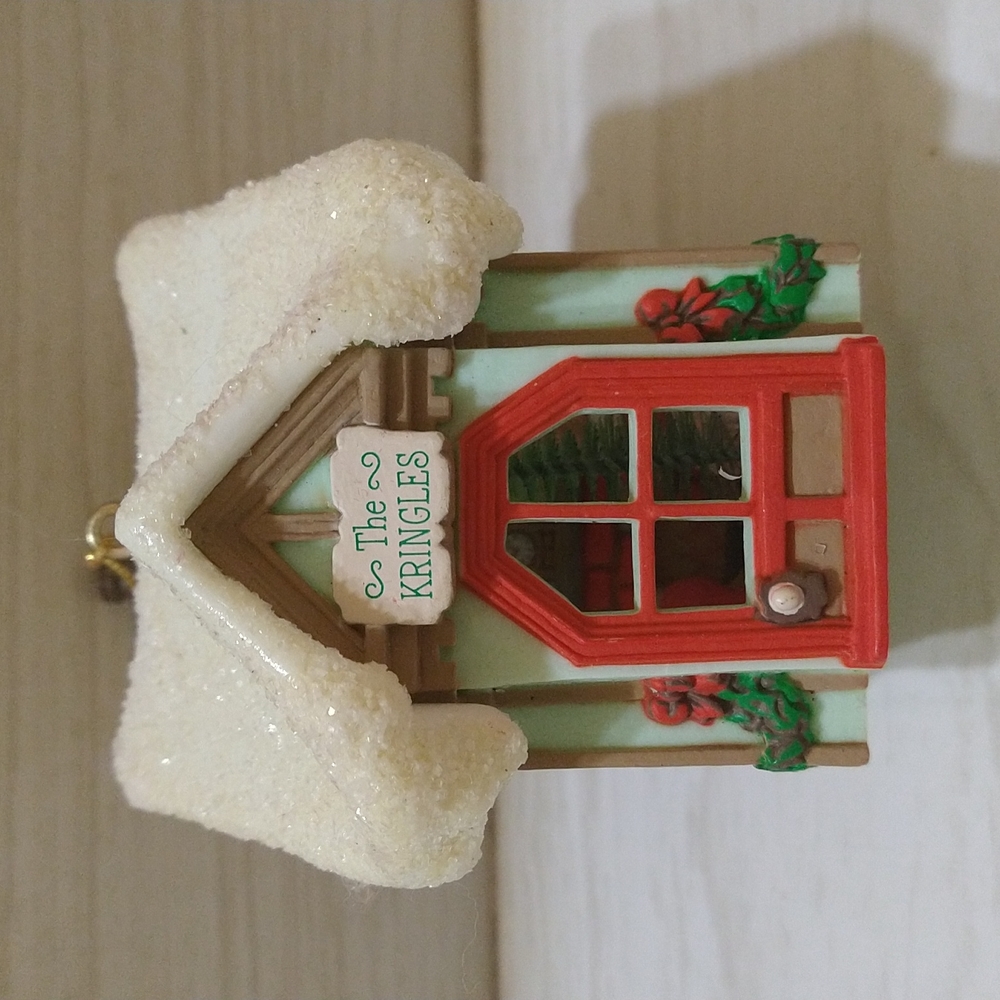 Vintage 1985 Mr. & Mrs. Santa Lighted Holiday Magic Hallmark Christmas Ornament - Picture 2 of 5